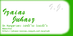 izaias juhasz business card